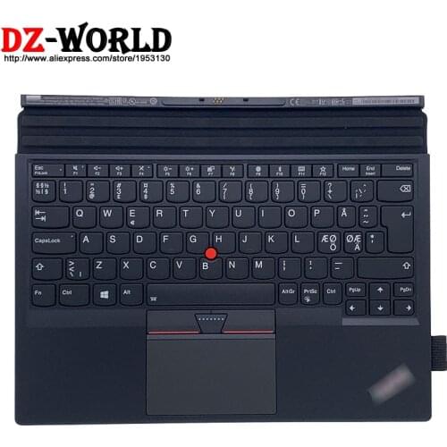 New Original NDC Nordic Base Portable Backlit Thin Keyboard with Palmrest Touchpad for Lenovo Thinkpad X1 Tablet 2nd Gen 01AY141