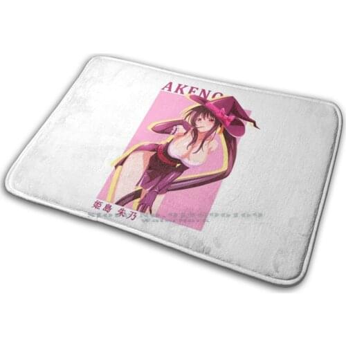Sexy Akeno Witch-High School Dxd Mat Rug Carpet Anti-Slip Bedroom Entrance Door Mat Rias Gremory Demon Akeno Highschool High