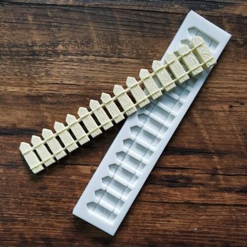 Flower pot fence silicone mold Cake edge decoration tool