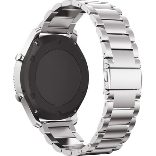 20mm 22mm Universal Watch Strap Replacement Stainless Steel Watch Band for Amazfit Gtr Samsung Huawei Gt 2 Active Galaxy Watch