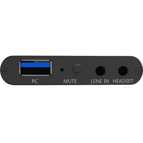 HXBE USB Video Capture Card with IN 4K USB Game Video Passthrough OUT 3.5mm Jack 4K Capture Cards for Game Live