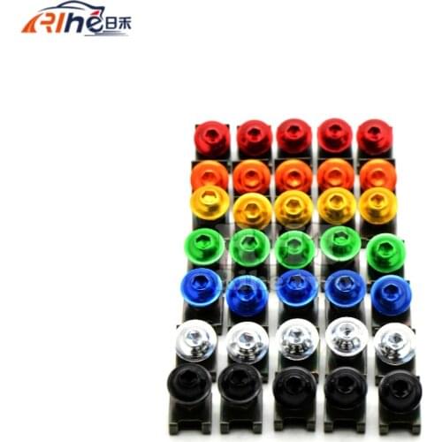 5 pieces 6mm motorcycle fairing body screws For HYOSUNG GT250R GT650R honda shadow vt 750 600 1100 vt 750 vt600 varadero steed