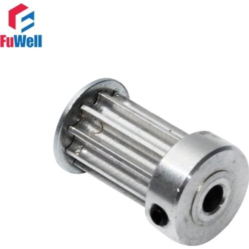 HTD5M Timing Pulley 12T 21mm Belt Width 12Teeth Transmission Pulley 5/6/6.35/8/10mm Bore Aluminum Alloy 5M Toothed Belt Pulley