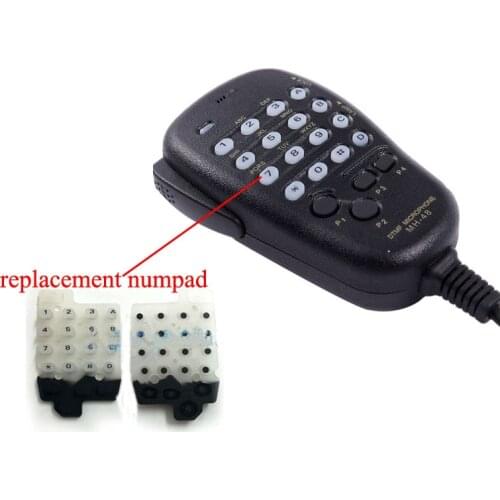 1/10pcs Replacement Number Pad Keypad Key pad For YAESU MH-48 MH-48A6J DTMF Speaker Microphone for FT-8800R FT-8900R FT-7900R