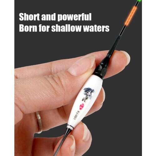 1pcs luminous float shallow water grass hole water fish float boldand eye-catching fish buoy shallow water float electronic buoy