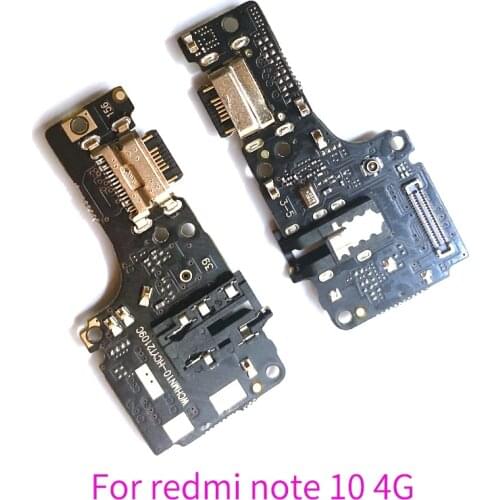 10PCS For Xiaomi Redmi Note 10 5G USB Charger Dock Port Connector Board Flex Cable