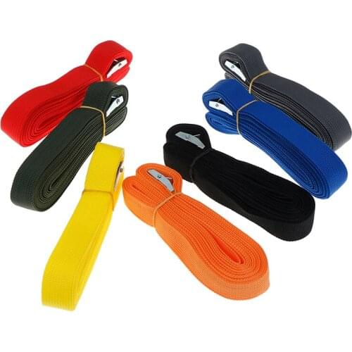 2.5cm*5m Luggage Strap Tied Auto Car Boat Fixed Strap Luggage Belt With Alloy Buckle Car Tension Rope Ratchet Tie