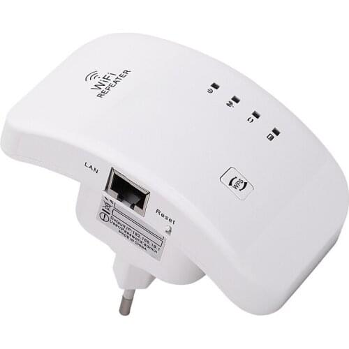 300Mbps WiFi Repeater Extender Booster Repeater Long Signal Range Wireless Amplifier EU Plug Access Point Wlan Repiter