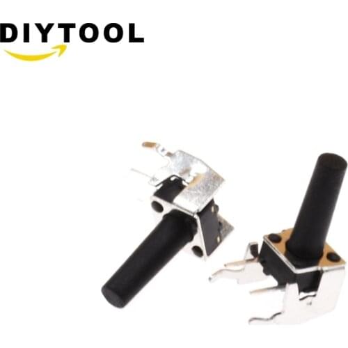 50Pcs Momentary Tactile Tact Push Button Switch 6x6x14.5mm Right Angle 2 Pin New