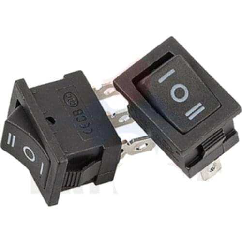 Free shipping 10PCS Type 15*21mm 3PIN ON/OFF/ON Boat Rocker Switch 6A/250V 10A/125V 15X21