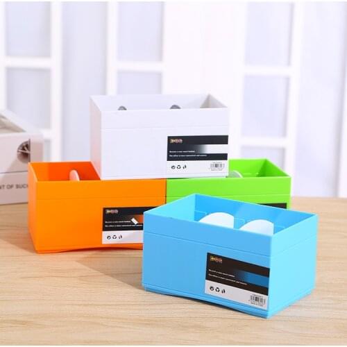 Cute Desk Accessories Pen Holder Pencil Storage Box Desktop Organizer Stand Case School Office Stationery desktop organizer