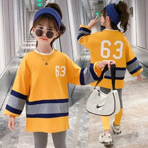 Children Clothes Girls Autumn Spring Clothing Sets Long Sleeve Cotton Tops+Pants Kids Tracksuit Girls Clothes Set 4 8 10 12 Year
