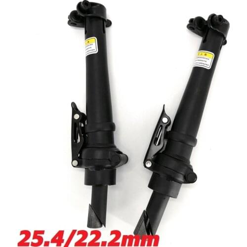 Electric Bicycle Folding Bike Stem Double Section Stem Part 25.4mm 22.2mm Fork Bike Telescopic Stem Repair Parts