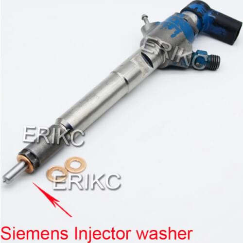 ERIKC 10 PCS Piezo Injectors Copper Washer E1023603 2mm Nozzle Auto Parts Washer Assy For Siemens Piezo Diesel Injection