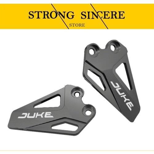 Para KTM DUKE 390 reposapiés conjunto trasero duke 390 placas de talón de motocicleta accesorios protectores