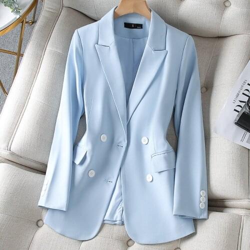 Korean autumn sports jacket womens oversized clothing Plaid sports jacket office womens jacket spring oversized clothing