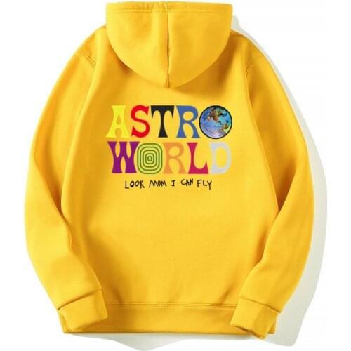 Astro Wereld Hoodies Fashion Brief Astro Wereld Hoodie Streetwear Man Women Sweatshirt Pullover