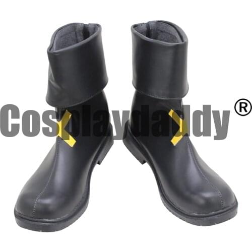 Mahou Shoujo Magical Girl Lyrical Nanoha Mistress of the Night Sky Hayate Yagami Knight Armor Ver Anime Cosplay Shoes Boots X002