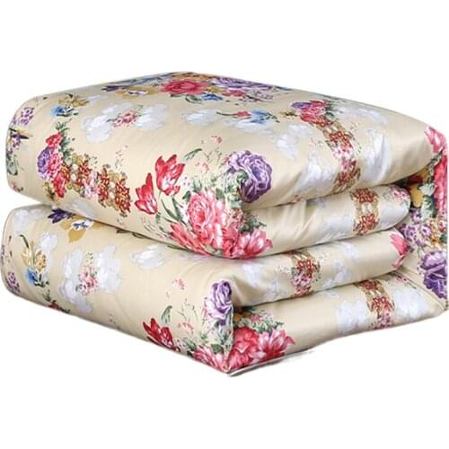 Spring And Autumn Air Conditioning Quilt Cool In Silk Quilt Soft and Smooth Moisture Absorption Breathable Four Seasons Quilt
