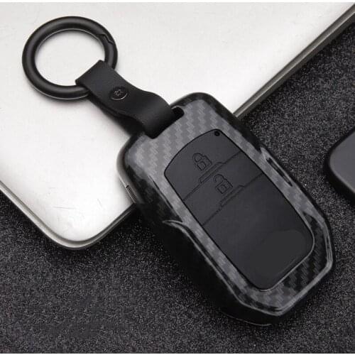 Car Key Case Cover Protect Auto Shell Accessories Covers For Toyota Crown RAV4 Camry Corolla Avensis CHR C-HR Prado