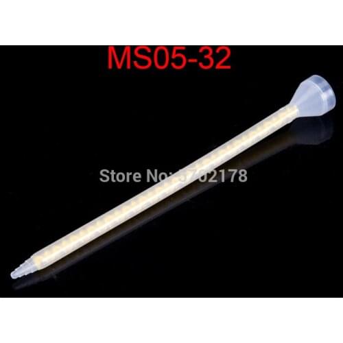 10pcs Resin static mixer ms05-32 Adhesive Mixing Nozzle AB Glue Quick Mixer Round Mixed Tube filling machine mixing tip