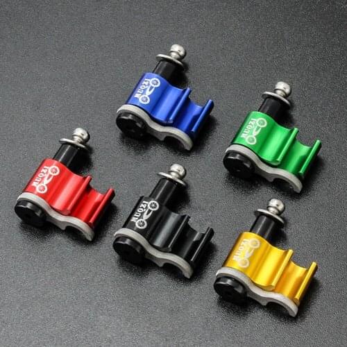 5+1PCS Bicycle Cable Guide Hydraulic Brake Line Holder Hose Wire Clips Clamps Frame Organizer Stainless Steel Screw