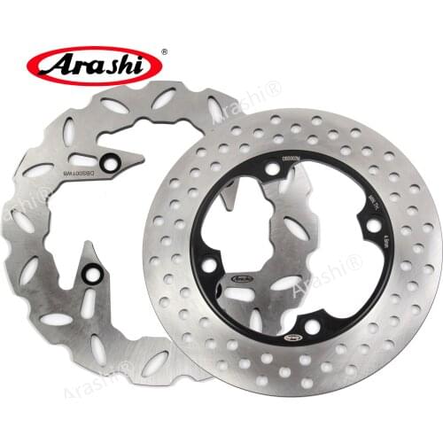 Arashi 1 Set For HONDA FORZA 250 2000 2001 2002 2003 2004 CNC High Grade Aluminum Front Rear Brake Disk Rotors