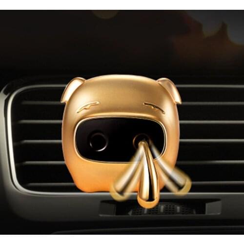 Car Air Vents Outlet Freshener Perfume Clip Shaking Pig Nose Flavor Cute Cartoon Dolls Auto Ornament Interior Accessories