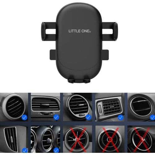Car Phone Holder 2020 New Little One L Air Outlet Mute Anti-vibration Anti-shake Car Holder Support For IPhone 8