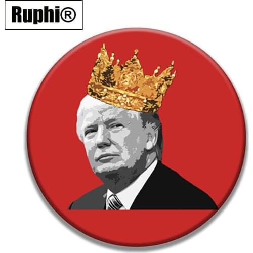 US President Trump Brooches Donald Trump general election flag badge pin trump new election commemorative badge