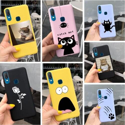 Cute Cartoon Case For Vivo Y11 (2019) Case Soft Silicone Phone Back Cover For Vivo Y11 1906 Cases Y 11 VivoY11 2019 Coque Fundas