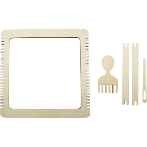 Wooden Multi-Craft Weaving Loom DIY Hand-Knitting Weaving Machine Intellectual Toys for Kids