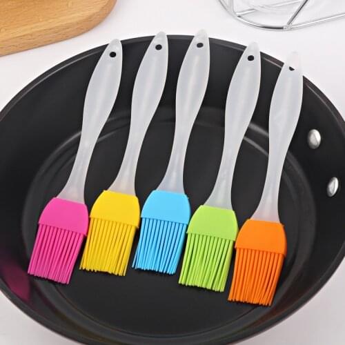 Eco-friendly Silicone Oil Brush Grill Cake Baking Brush DIY Cooking Basting Pastry Kitchen Tools for BBQ