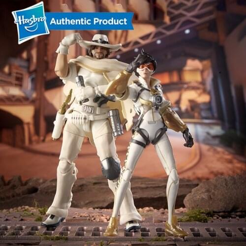 Hasbro Overwatch Ultimates Series Hanzo and Genji Dual Pack 6-Inch-Scale Collectible Action Figures with Video Game Characters
