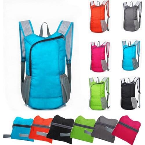 1Pcs Lightweight Packable Backpack Foldable Ultralight Waterproof Breathable Outdoor Travel Backpack Unisex Storage Sports Bags