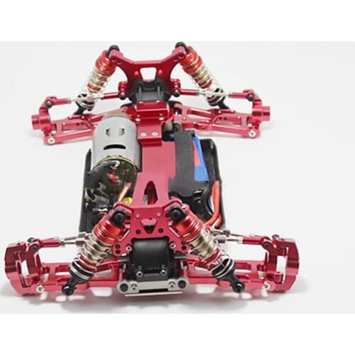 Metal Front Rear Swing Arm Base C Seat Wheel Seat Motor Gear Steering Assembly Set For Wltoys 144001 1/14 RC Car Upgrade Kits