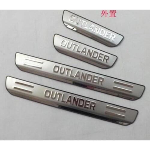 Stainless steel Scuff Plate/Door Sill 2013 for Mitsubishi outlander