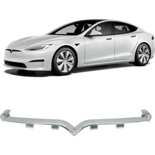 New For Tesla Model S 2016-2019 Front Grille Trim Bar 1056377-00-F Chrome Grille Direct Replacement