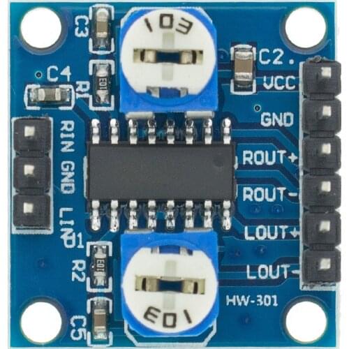 PAM8406 Digital Amplifier Board With Volume Potentiometer 5Wx2 Stereo M70 D72