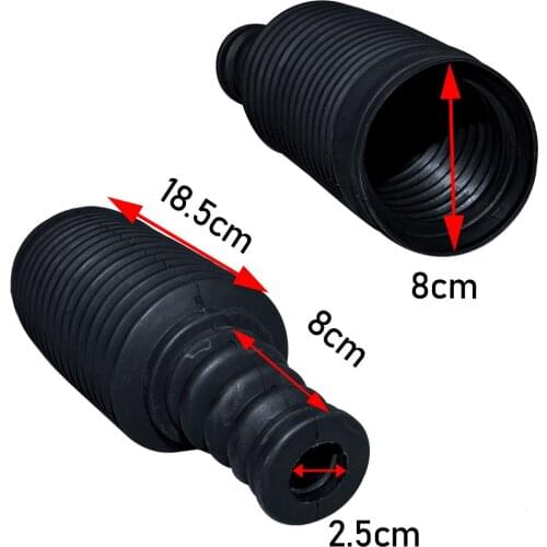 Front Dust Cover Air Shock Absorber Rubber Bellow Dust Boot Set for Honda Fit 2015- City 51686-SAA-E02