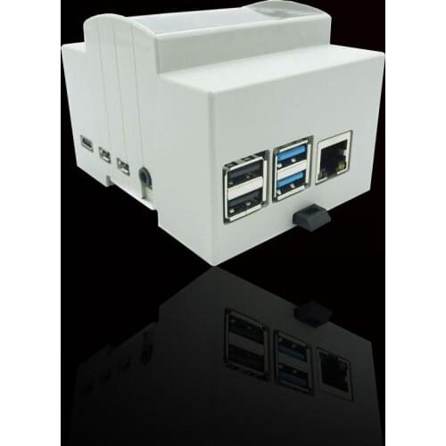 Raspberry Pi 4 Model B ABS Case White Case Protective Case Enclosure for Raspberry Pi 4 / 3 B + / 3 B