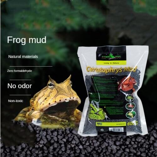 Horned Frogs Mud Large Particle Golden Bullhorn Frog Cushion Material Horned Frog Mud Terrarium Landscaping Supplies