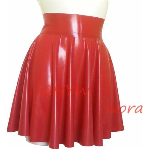 Sexy Latex Rubber Women Skirt Mini Dress Dance Costume Fetish sexy lingerie for women