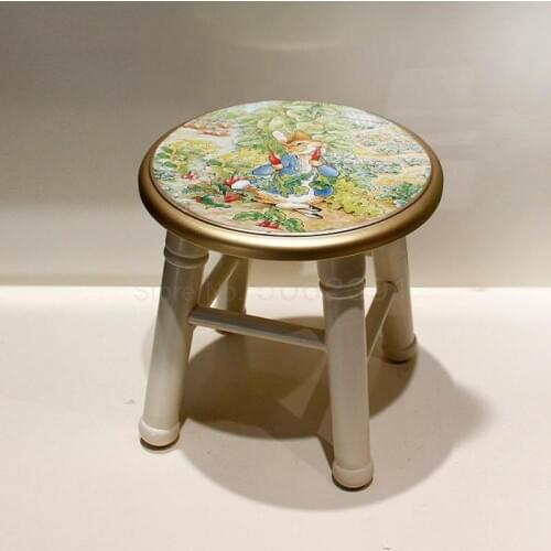 Nordic stool home adult European small stool creative cute fashion coffee table low stool living room children bench