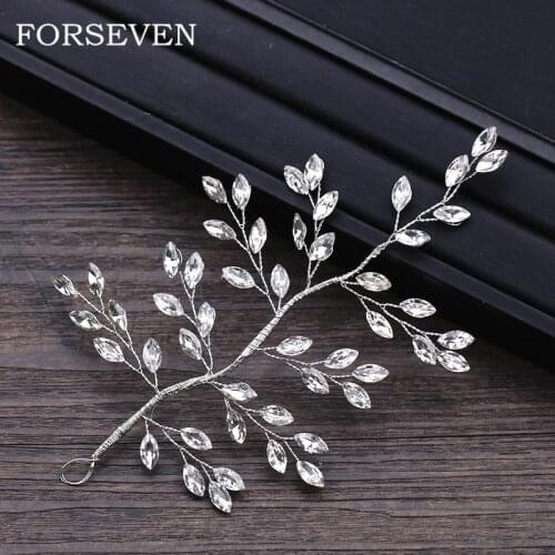 Crystal Wedding Hair Accessories Headband Bridal Hair Vine Hairbands Crown Headpiece Bride Tiara Jewelry Ornaments Headdress