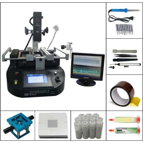 Hot air 4500W bga weller soldering station semiautomatic welding R5830 R5830C touch screen BGA Rework desoldering Station