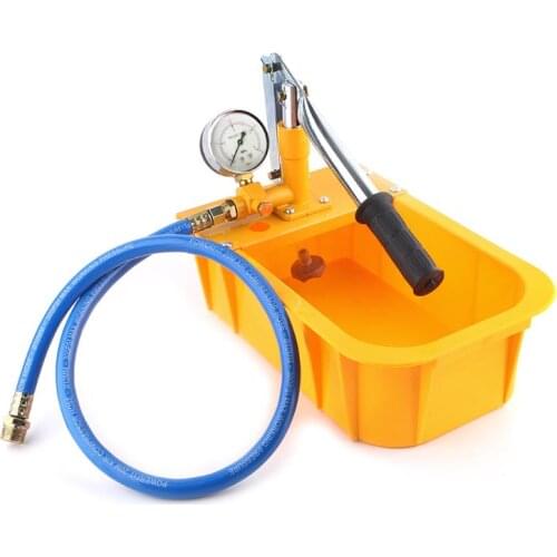 Water Pressure Tester Pump 2.5MPa Pipeline Tester 25KG Manual Hydraulic Tester Pump