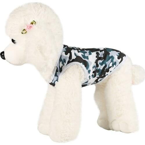 Thin Dog Cartoon Vest Summer Dog clothes for small dogs Printed T-shirt for dogs Comfortable Dog Clothes for yorkie Pet clothing