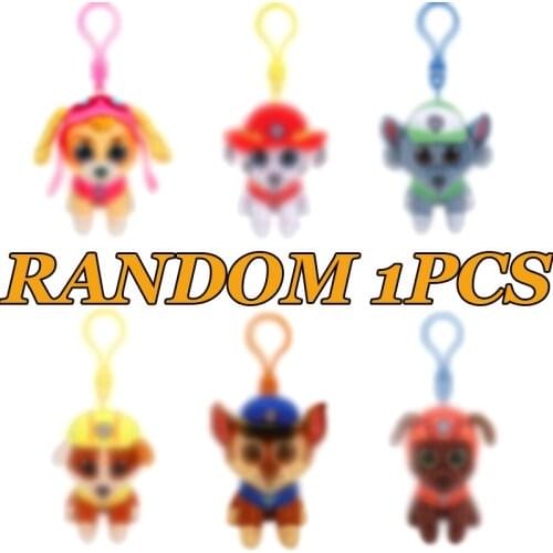 Ty Big Eyes Chase Skye Tracker Everest Rocky Marshall Rubble Zuma Dog Randomly send 1pcs lucky bag Plush Stuffed Animal Gift