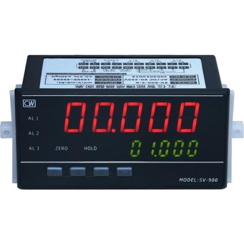 Taidacent 5 Digit Intelligent Pressure Gauge Digital Display Pressure Display Gauge Analog Quantity Display Gauge SV-900